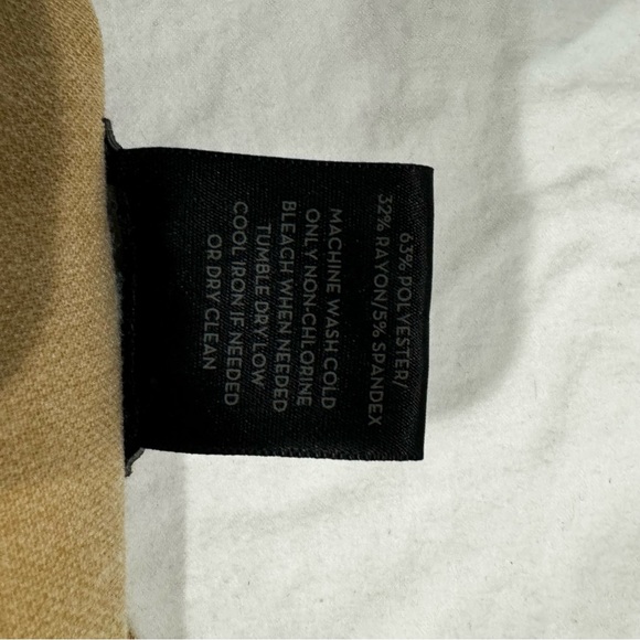 Ann Taylor Factory Women's Light Brown Tan Curvy Casual Pants Slacks Size 8 - Picture 11 of 14